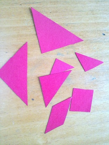 Tangram - papírová skládačka