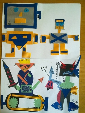 Roboti z různých materiálů