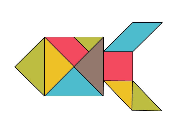UFO Rakety tangram