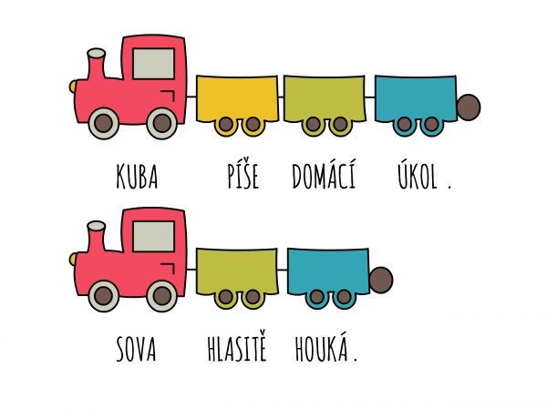 Mašinky – počet slov ve větách