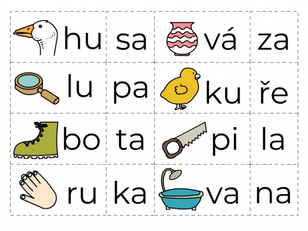 Skládání slov ze slabik (RVP)