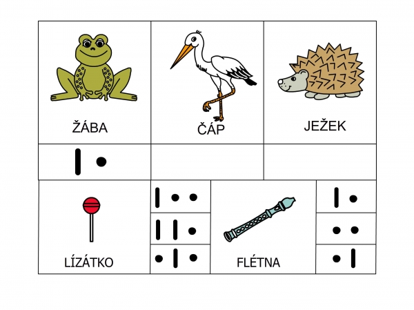 Poznej krátké a dlouhé slabiky