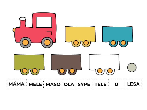 Mašinky – slova, věta, souvětí