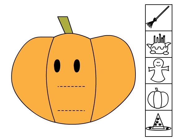 Halloween pumpkin vocabulary